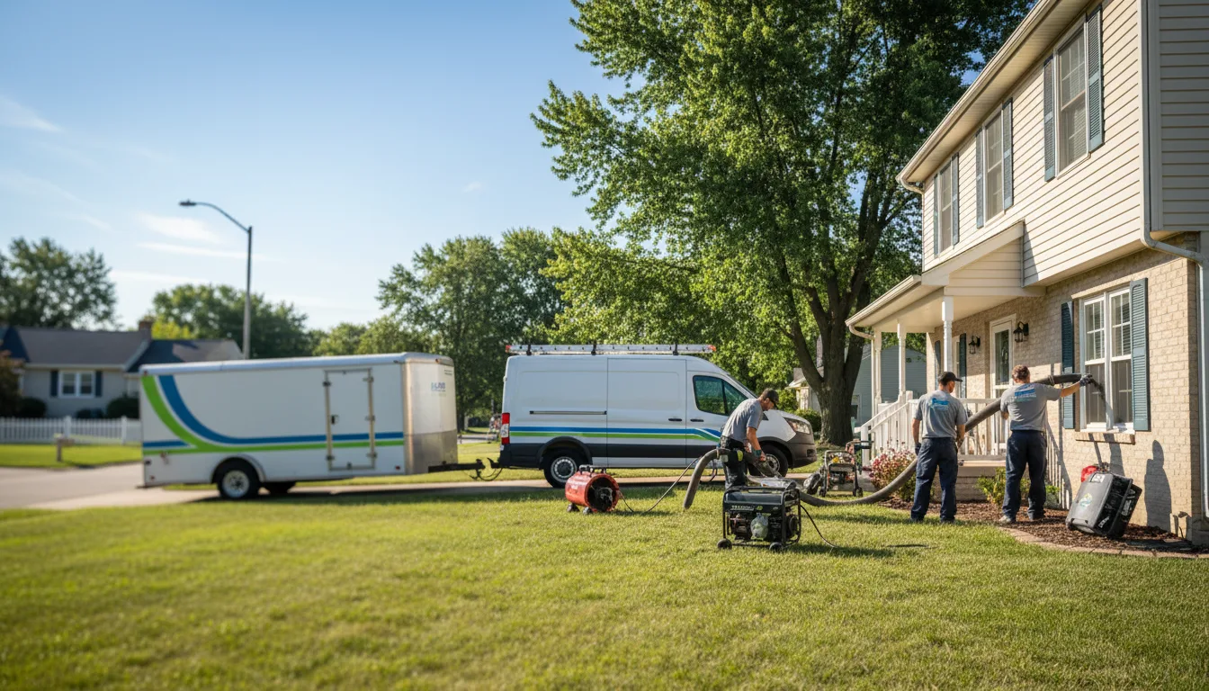 Flooded Basement Restoration And Cleanup With Repair in Oberlin, OH near me